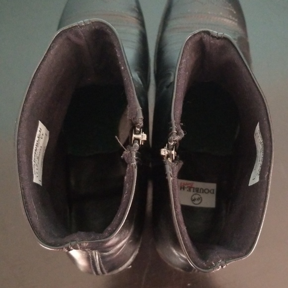 Men's leather Double H Western zipper boot 9 EE - Picture 7 of 8